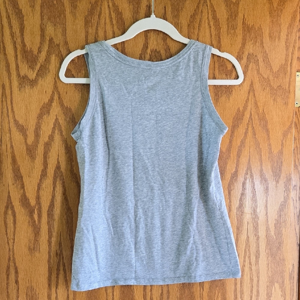 Nike Women's Heather Gray Tank Top - Picture 3 of 3